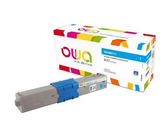 Toner ARMOR pre OKI C332, MC363 (46508711), modrá/cyan, 3000 str