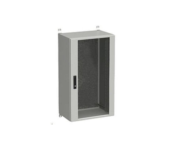 Vonkajšia nástenná skriňa Solarix LC-20 24U 600x500mm, sklenené dvere, LC-20-24U-65-12-G