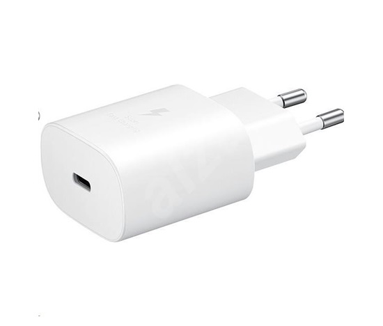 Cestovná nabíjačka Samsung EP-TA800NWE, rýchle nabíjanie 25 W, USB-C, biela