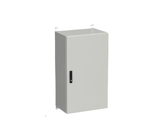 Nástenná vonkajšia skriňa Solarix LC-20 24U 600x600 mm, kovové dvere, LC-20-24U-66-22-G