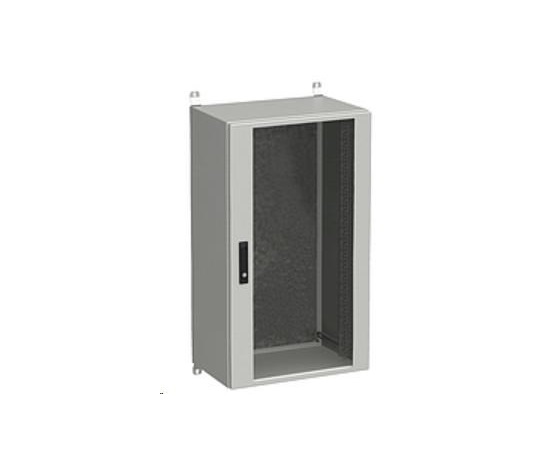 Vonkajšia nástenná skriňa Solarix LC-20 24U 600x600 mm, sklenené dvere, LC-20-24U-66-12-G