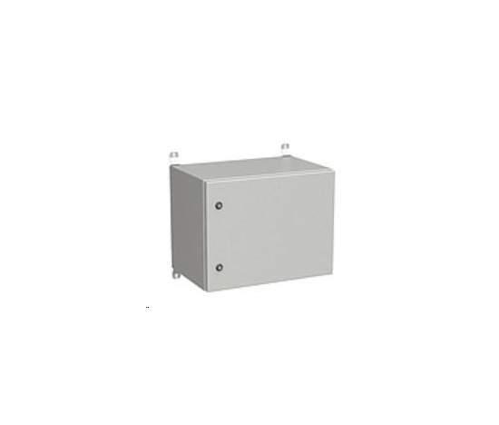 Vonkajšia nástenná skriňa Solarix LC-20 9U 600x600 mm, kovové dvere, LC-20-9U-66-21-G
