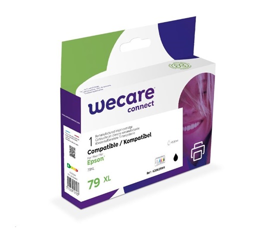 WECARE ARMOR kazeta pre Epson WorkForce Pro WF-5110, 5190, 5620, 5690 (C13T79014010), čierna/čierna, 45,5 ml, 2600str