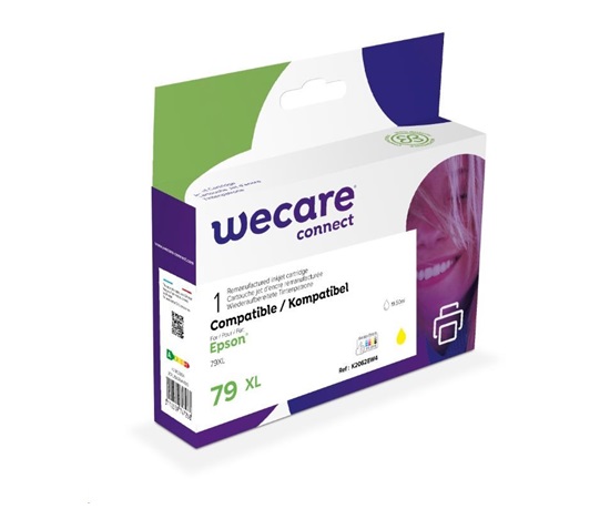 WECARE ARMOR kazeta pre Epson WorkForce Pro WF-5110, 5190, 5620, 5690 (C13T79044010), žltá/žltá, 19,5 ml, 2000str