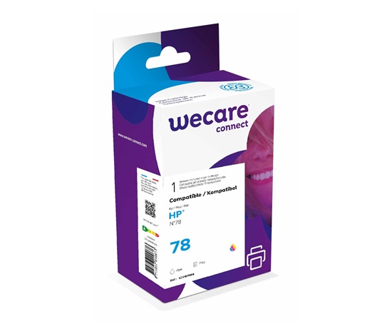 WECARE ARMOR kazeta pre HP DJ 920c, 930c, 932c, 934c, 935c, 940c/cvr, 1115/cvr (C6578AE), 3 farby, 45ml, 775str
