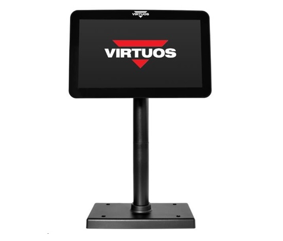 Virtuos 10,1" LCD farebný zákaznícky monitor SD1010R, USB, čierny