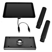 Virtuos 10,1" LCD farebný zákaznícky monitor SD1010R, USB, čierny