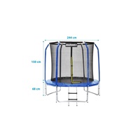 Marimex Standard trampolína 244 cm + ochranná síť + schůdky ZDARMA