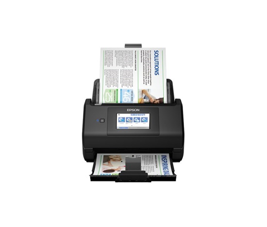 Skener EPSON WorkForce ES-580W, A4, 600x600 dpi, 35 strán za minútu, USB 3.0, bezdrôtová sieť LAN, 3 roky záruka po registrácii.