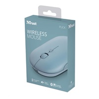 TRUST myš PUCK, bezdrôtová, USB, modrá, bluetooth