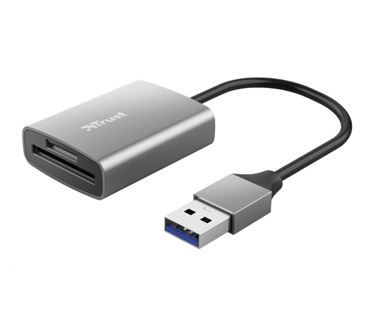 Čítačka pamäťových kariet TRUST DALYX Rýchla, externá, USB 3.2, 8cm