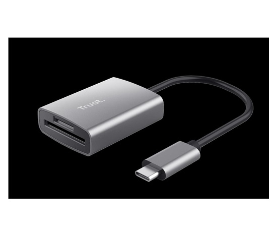 Čítačka pamäťových kariet TRUST DALYX Fast, externá, USB-C, 8 cm