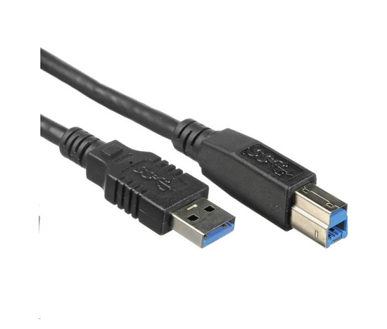 Kábel USB PREMIUMCORD 3.0, Super-speed 5Gbps A-B, 9pin, 3m