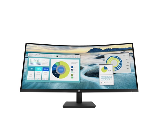 HP LCD P34hc 34" širokouhlý VA (3440x1440, 5ms, 250nits, 3500:1,DP, HDMI, USB-C(DP, 65W out),USB 3.2 4x, 3w Repro