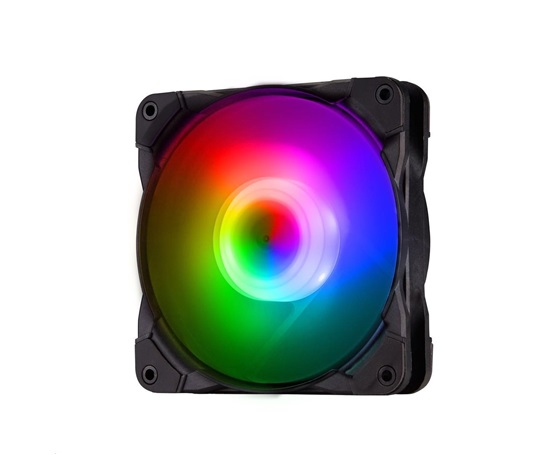 Ventilátor Fortron HALO A.RGB - 120 mm, 23 dB, A.RGB LED