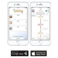 TUCKY – Chytrý teploměr a monitor polohy 2v1