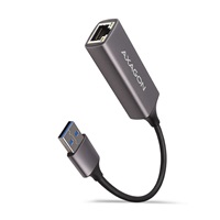 AXAGON ADE-TR, USB-A 3.2 Gen 1 - Gigabitová sieťová karta Ethernet, automatická inštalácia, titánovo šedá