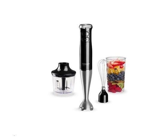 Concept TM4820 tyčový mixér, 600 W, funkce PULSE, plynulá regulace otáček, černá