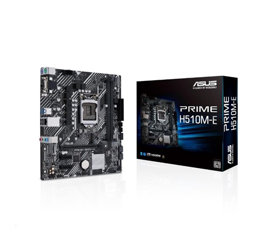 ASUS MB Sc LGA1200 PRIME H510M-E, Intel H510, 2xDDR4, 1xDP, 1xHDMI, 1xVGA, mATX