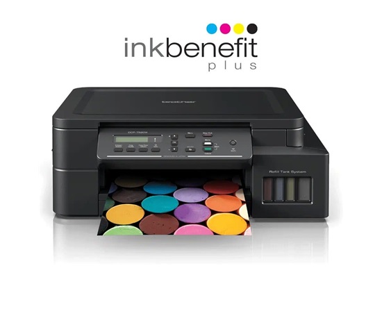 BROTHER multifunkce inkoustová DCP-T520W - A4 128MB 1200x6000 17ppm 150listů USB 2.0 WIFI - INKTANK
