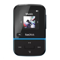 SanDisk Clip Sport Go MP3 Player 16GB, Blue