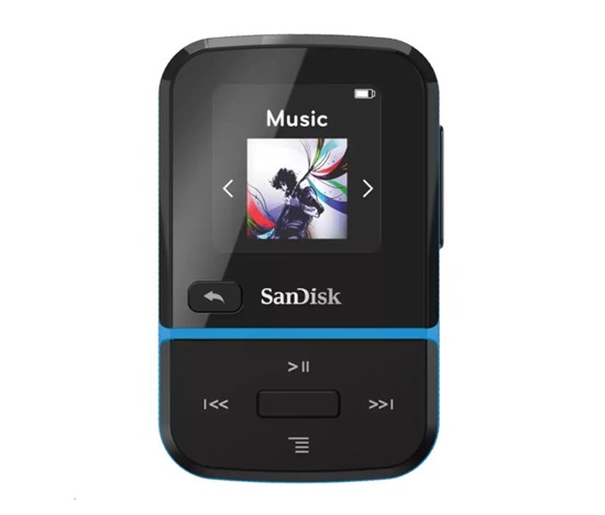 SanDisk Clip Sport Go MP3 Player 16GB, Blue