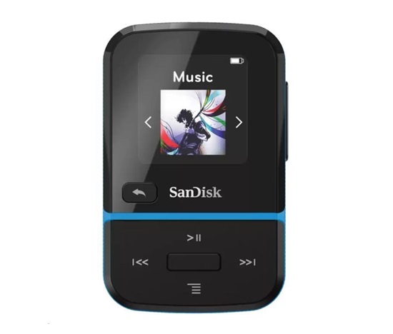 SanDisk Clip Sport Go MP3 Player 32GB, Blue