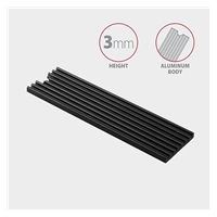 AXAGON CLR-M2L3, hliníkový pasívny chladič pre M.2 2280 SSD, výška 3 mm