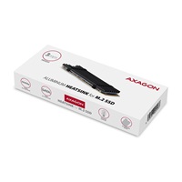AXAGON CLR-M2L3, hliníkový pasívny chladič pre M.2 2280 SSD, výška 3 mm
