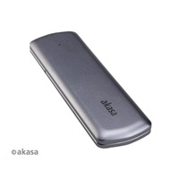 Externý box AKASA pre M.2 disky SSD SATA/NVMe, USB 3.2 Gen 2, 10 Gb/s, hliník