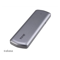 Externý box AKASA pre M.2 disky SSD SATA/NVMe, USB 3.2 Gen 2, 10 Gb/s, hliník