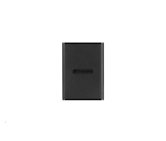 TRANSCEND Externý SSD disk ESD270C 500 GB, prenosný, USB 3.1 Gen.2, typ C a A, dva káble 520/460 MB/s, čierna