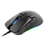C-TECH herná myš Dawn, pre príležitostné hranie, 6400 DPI, RGB podsvietenie, USB