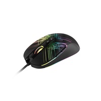 Herná myš C-TECH Dusk, pre príležitostné hranie, 3200 DPI, RGB podsvietenie, USB