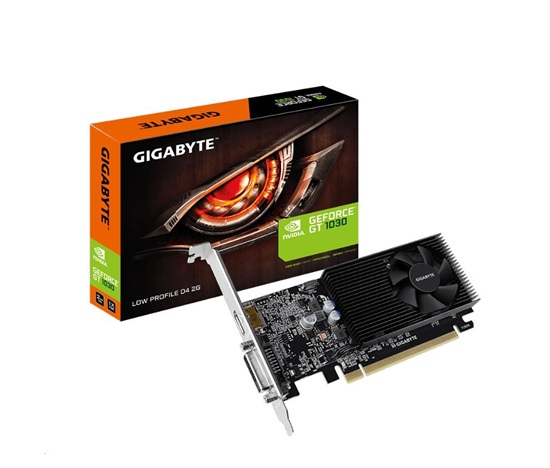 GIGABYTE VGA NVIDIA GT 1030 Low Profile D4 2G, 2GB DDR4, 1xHDMI, 1xDVI