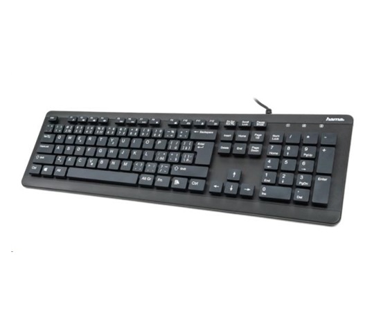Hama voděodolná klávesnice KC-600, kabelová, černá