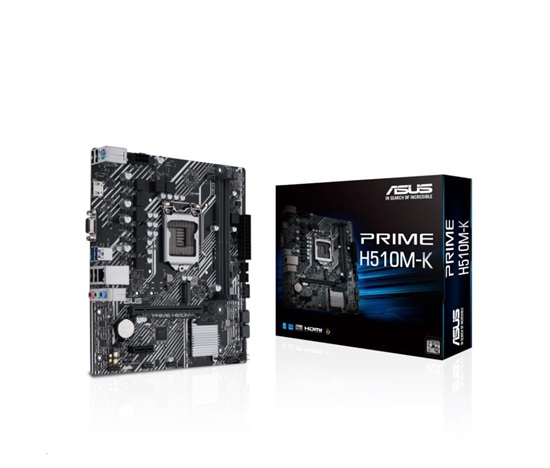 ASUS MB Sc LGA1200 PRIME H510M-K, Intel H510, 2xDDR4, 1xHDMI, 1xVGA, mATX