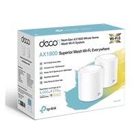 TP-Link Deco X20(2-pack) WiFi6 Mesh (AX1800, 2,4GHz/5GHz, 2xGbELAN/WAN)