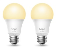 TP-Link Tapo L510E (2-pack) chytrá WiFi stmívatelná LED žárovka (bílá,2700K,806lm,2,4GHz,E27)
