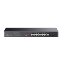 TP-Link CCTV switch TL-SG1218MP (16xGbE, 2xGbE/2xSFP combo, 16xPoE+, 250W)