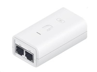 UBNT POE-24-24W-G-WH [Gigabitový PoE adaptér, 24V/1A (24W), vrátane. napájací kábel, biely]