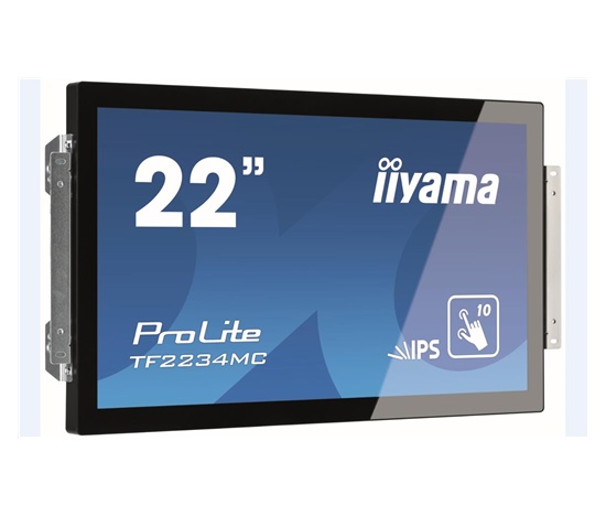Iiyama ProLite TF2234MC-B7AGB, 54.6 cm (21.5''), kapacitná projekcia, 10 TP, Full HD, čierna