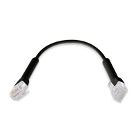 UBNT UniFi Ethernet Patch Cable [0,22m, Cat6, UTP, licna, čierny, 50ks]