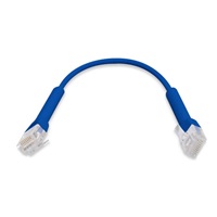 UBNT UniFi Ethernet Patch Cable [0,22m, Cat6, UTP, licna, modrý, 50ks]
