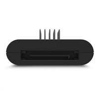Rozbočovač USB NZXT AC-IUSBH-M3, interný, 4xUSB 2.0 výstup, 1xUSB 2.0 vstup, 1xSATA, utesnené magnetické telo, čierna farba