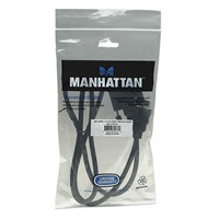 Manhattan HDMI kábel na DVI-D, Dual Link, 1 m, čierny