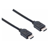 Manhattan HDMI kábel, ARC, 3D, 4K@30Hz, tienený, 1.5 m, čierna