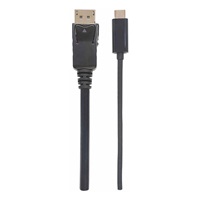 Kábel Manhattan USB-C na DisplayPort, 1 m, čierny