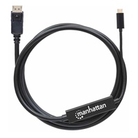 Kábel Manhattan USB-C na DisplayPort, 2 m, čierny