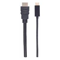 Manhattan kábel USB-C na HDMI, 2 m, čierny